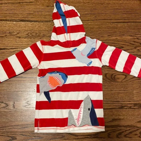 Mini Boden Swim Mini Boden Terry Towel Boys Swim Cover Up